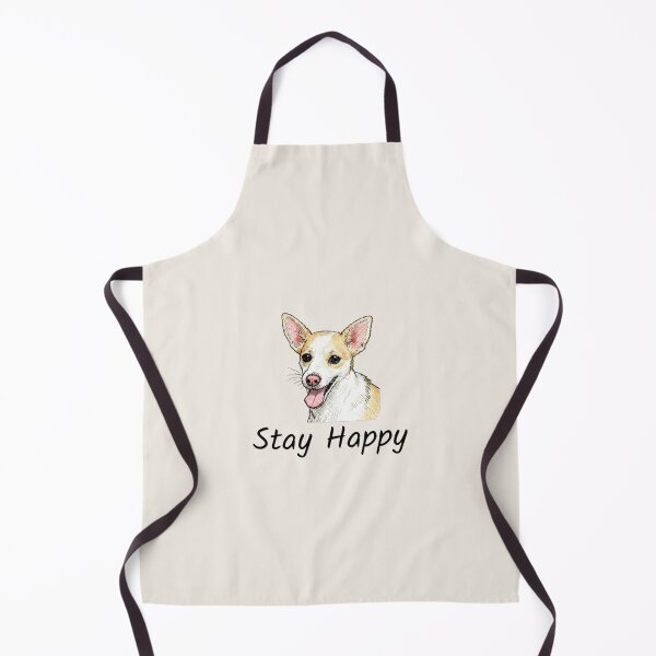 Item preview, Stay Happy - Copper the Smiling Dog - Joyful Pet Art designed and sold by CopperTrotter.