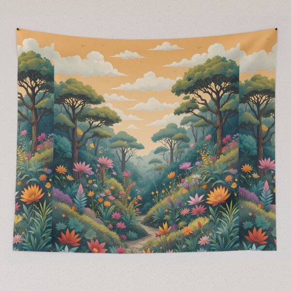 Item preview, Art Whimsical Wonders Exploring Nature Childhood Adventures designed and sold by ART ATTACK ZONE.