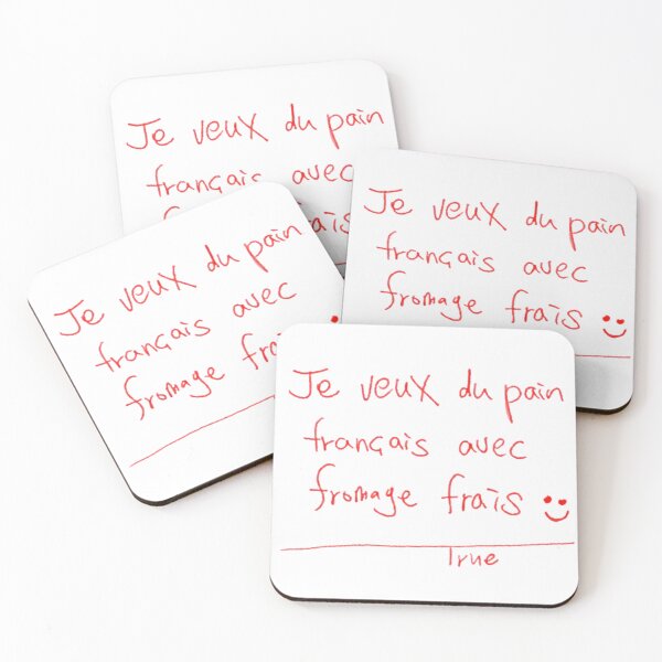 Item preview, Je veux du pain français – Handwritten French Quote designed and sold by HITAHOUSE.