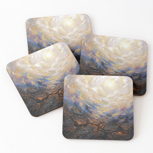 Item preview, The Divine Comedy – Inferno to Paradise | Textured Painterly Epic Illustration designed and sold by SavinMercantile.