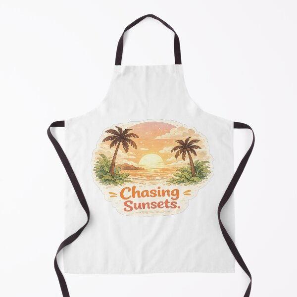 Item preview, Chasing Sunsets | Tropical Beach Sunset Art designed and sold by Wander Vibes.