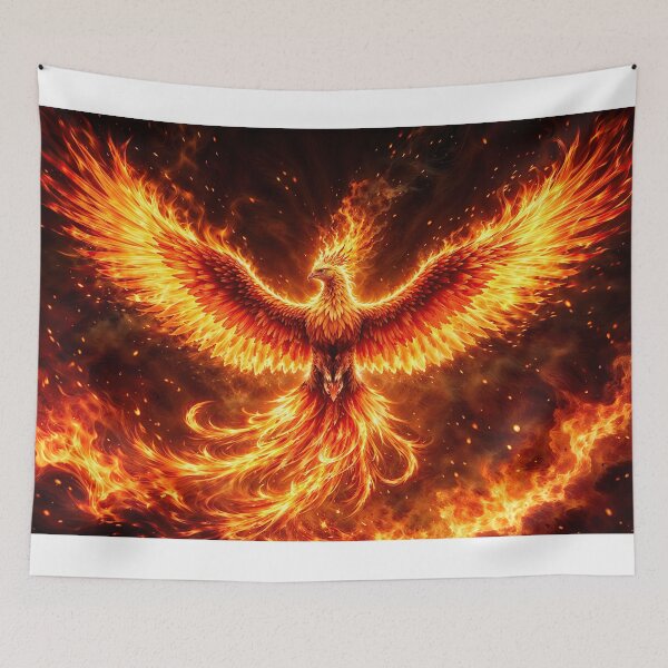 Item preview, Flaming Phoenix designed and sold by hyperbeast store.