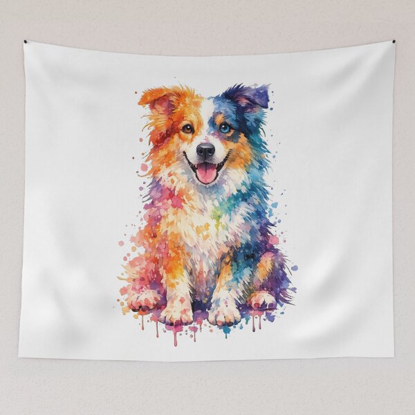 Item preview, Colorful Watercolor Dog Portrait designed and sold by Clickcreations.