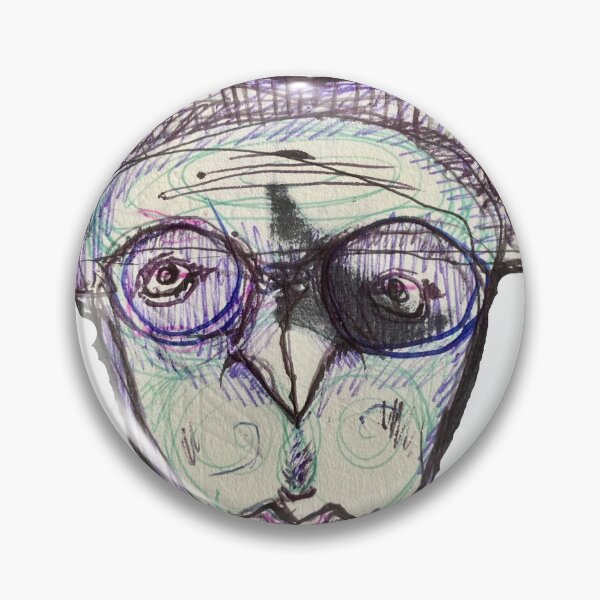 Item preview, Surreal Spectacles: Abstract Face in Ink designed and sold by Lawn073.