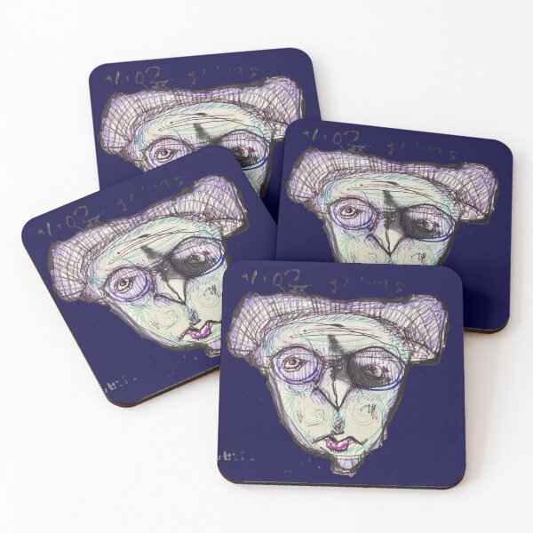 Item preview, Surreal Spectacles: Abstract Face in Ink designed and sold by Lawn073.