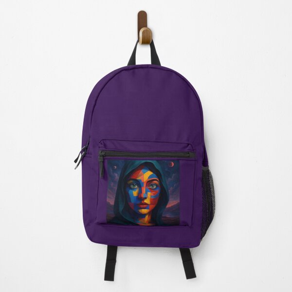Item preview, Cubist Portrait at twilight designed and sold by ARTGENERATESART.