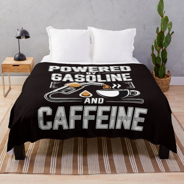 Item preview, Powered by Gasoline and Caffeine – Engineer & Mechanic Humor designed and sold by Redgiant87x.