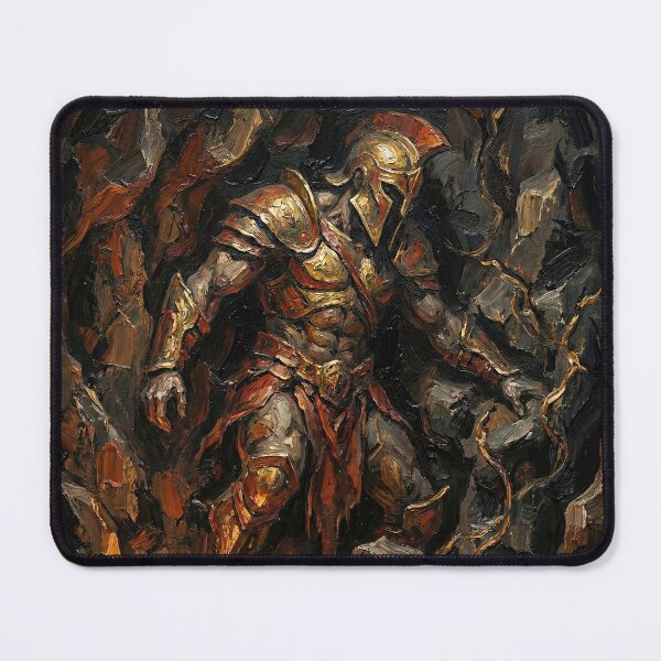 Item preview, The Nibelungenlied – Doom and Treasure | Textured Painterly Epic Illustration designed and sold by SavinMercantile.