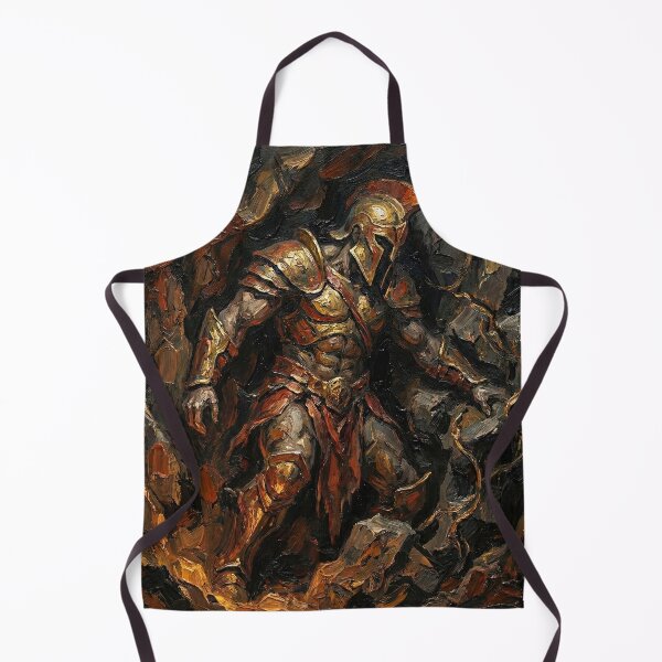 Item preview, The Nibelungenlied – Doom and Treasure | Textured Painterly Epic Illustration designed and sold by SavinMercantile.
