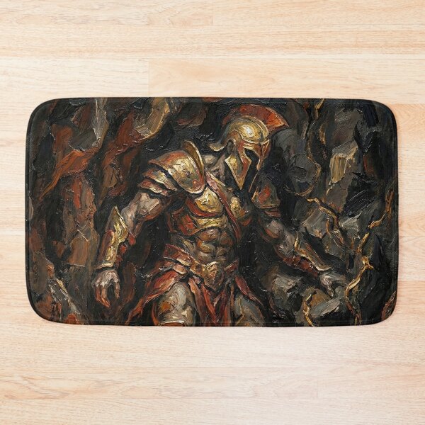 Item preview, The Nibelungenlied – Doom and Treasure | Textured Painterly Epic Illustration designed and sold by SavinMercantile.