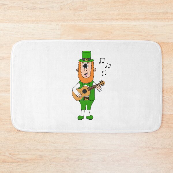 Item preview, Leprechaun Playing Ukulele, St Patrick's Day Irish Music Funny designed and sold by doodlerob.