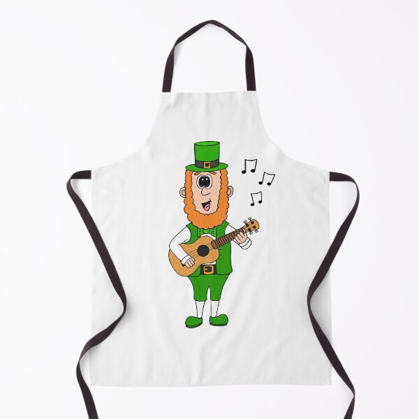 Item preview, Leprechaun Playing Ukulele, St Patrick's Day Irish Music Funny designed and sold by doodlerob.