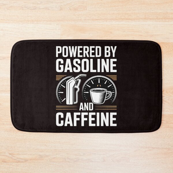 Item preview, Powered by Gasoline and Caffeine – Mechanic Life Humor Design designed and sold by Redgiant87x.