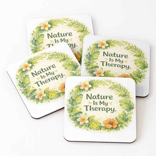 Item preview, Nature Is My Therapy | Botanical Wellness Art designed and sold by Wander Vibes.