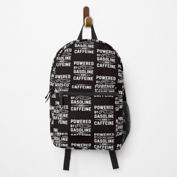 Item preview, Powered by Gasoline and Caffeine – Garage Life Engineer Quote designed and sold by Redgiant87x.