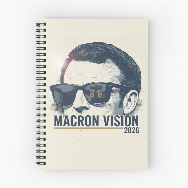 Item preview, Emmanuel Macron - French President with Lunettes (Glasses) designed and sold by AnimeShin.