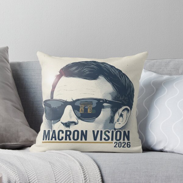 Item preview, Emmanuel Macron - French President with Lunettes (Glasses) designed and sold by AnimeShin.