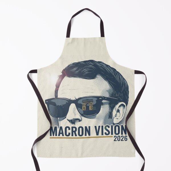 Item preview, Emmanuel Macron - French President with Lunettes (Glasses) designed and sold by AnimeShin.