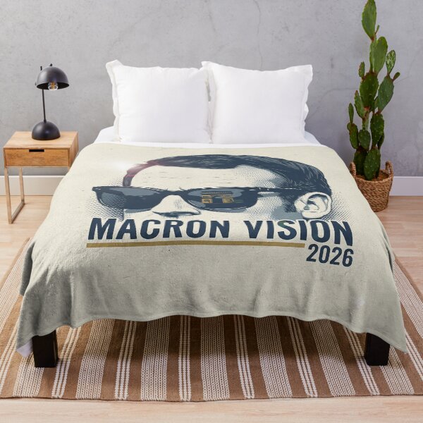 Item preview, Emmanuel Macron - French President with Lunettes (Glasses) designed and sold by AnimeShin.