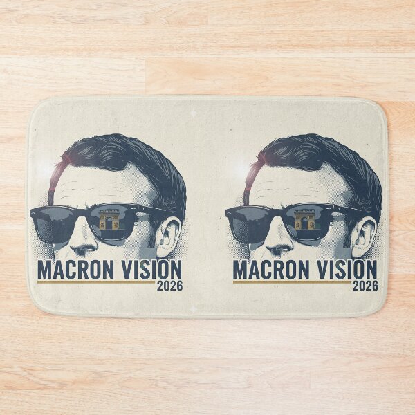 Item preview, Emmanuel Macron - French President with Lunettes (Glasses) designed and sold by AnimeShin.