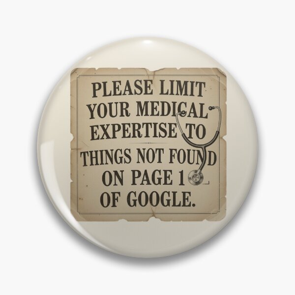 Item preview, Medical Expertise Google Search Irony | Vintage Doctor Office Humor designed and sold by Dariusz.K.