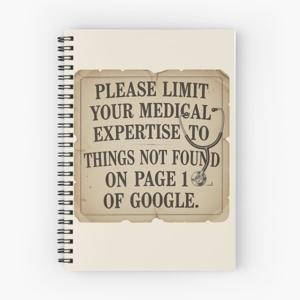 Item preview, Medical Expertise Google Search Irony | Vintage Doctor Office Humor designed and sold by Dariusz.K.