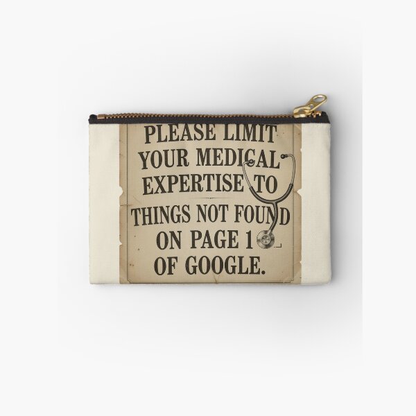 Item preview, Medical Expertise Google Search Irony | Vintage Doctor Office Humor designed and sold by Dariusz.K.