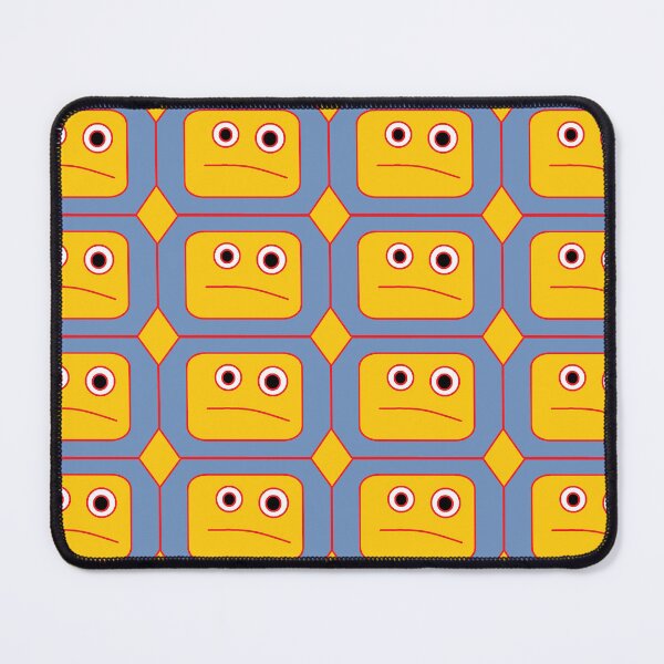 Item preview, Orange robot pattern designed and sold by TheChopchopShop.