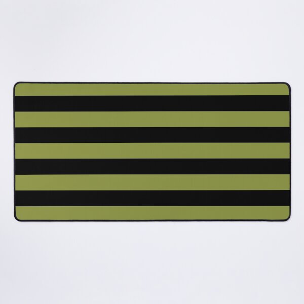 Item preview, Minimalist Olive and Black Horizontal Stripes designed and sold by BreisaBurman.