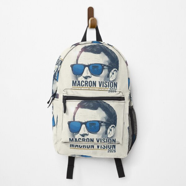 Item preview, Emmanuel Macron - French President with Lunettes Bleues (Aviator Glasses) designed and sold by AnimeShin.
