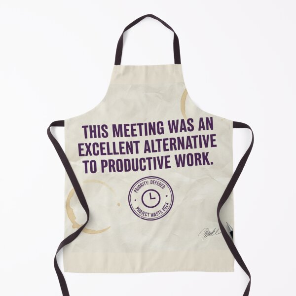 Item preview, Corporate Meeting Irony Quote | Office Satire Coffee Stain Art designed and sold by Dariusz.K.