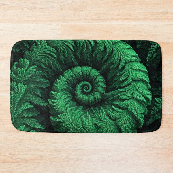 Item preview, Emerald Fractal Fern Spiral designed and sold by DIGPROF.