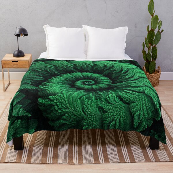 Item preview, Emerald Fractal Fern Spiral designed and sold by DIGPROF.