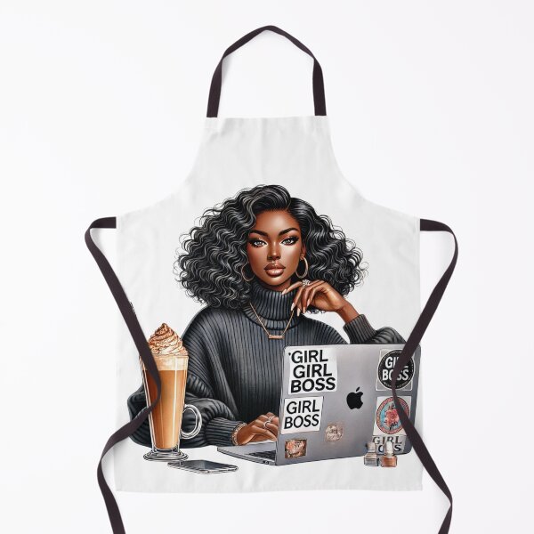 Aperçu de l'œuvre Illustration d'une femme noire entrepreneure et entrepreneuse afro-américaine créée et vendue par Lulunza.