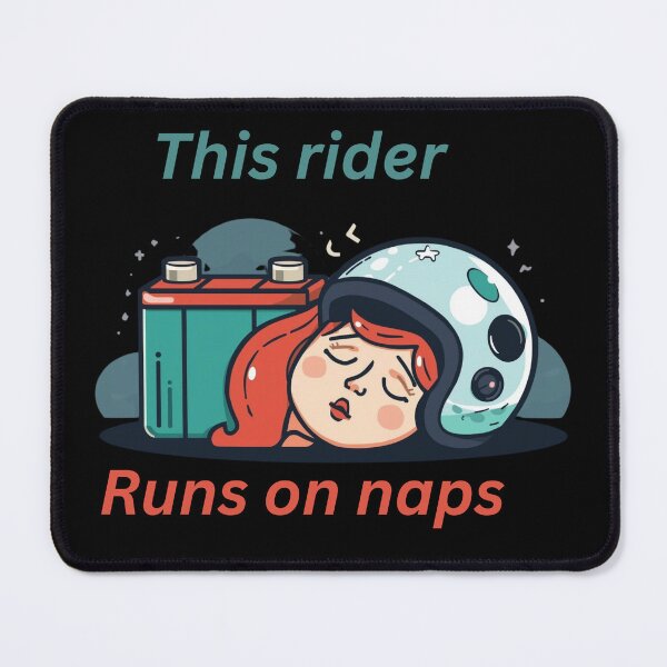 Item preview, Funny Nap Day Motorcyclist Design – Biker Nap Humor designed and sold by YourTrendyTees.