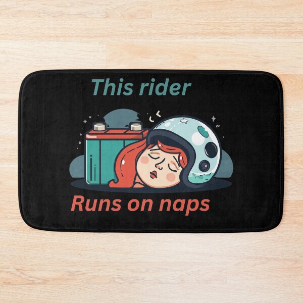 Item preview, Funny Nap Day Motorcyclist Design – Biker Nap Humor designed and sold by YourTrendyTees.