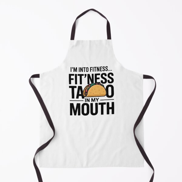 Item preview, I’m Into Fitness – Funny Taco Gym Quote designed and sold by Verycutethings.