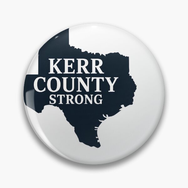 Item preview, Kerr County Strong Texas State Outline Local Pride designed and sold by JMDesignHub.