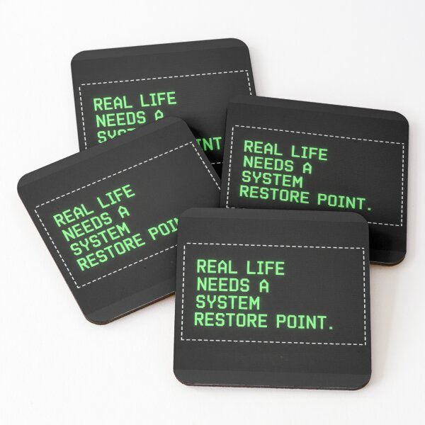Item preview, System Restore Point Real Life | Funny IT Professional Tech Humor designed and sold by Dariusz.K.