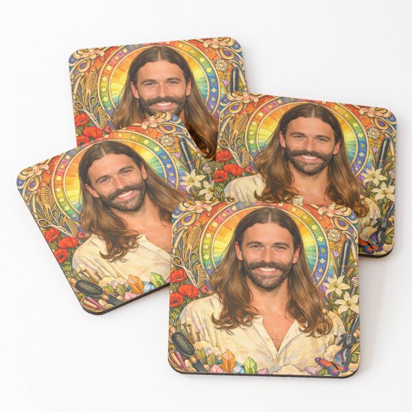 Item preview, Jonathan Van Ness (Portrait A. Mucha) designed and sold by ~ Th*mas ~.