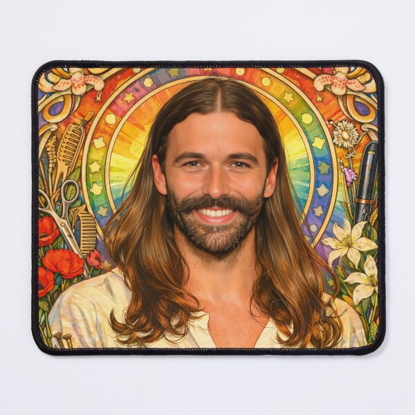 Item preview, Jonathan Van Ness (Portrait A. Mucha) designed and sold by ~ Th*mas ~.