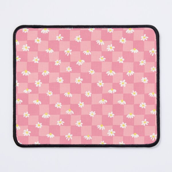 Item preview, Vibrant Pink Daisy Checkerboard Pattern designed and sold by Little by Little - Everything is Possible.