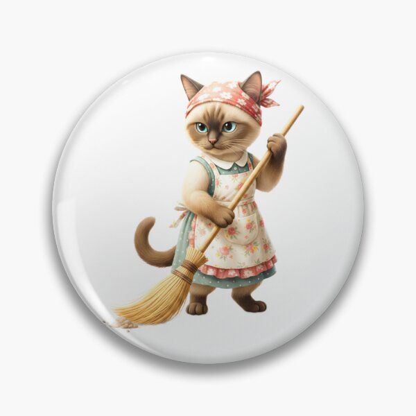 Item preview, The Cleaning Kitty designed and sold by Fatomfatom.