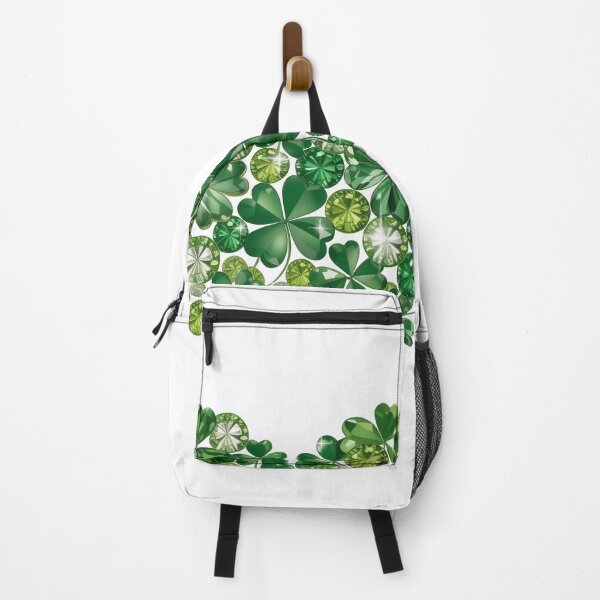 Item preview, Lucky Clover Crystal Heart – Emerald Green Shamrock Aesthetic designed and sold by Cristina Galerina.