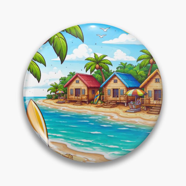 Item preview, Holiday Time On Beach designed and sold by elnexshop.