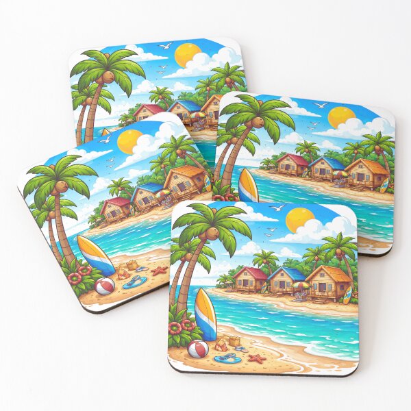Item preview, Holiday Time On Beach designed and sold by elnexshop.