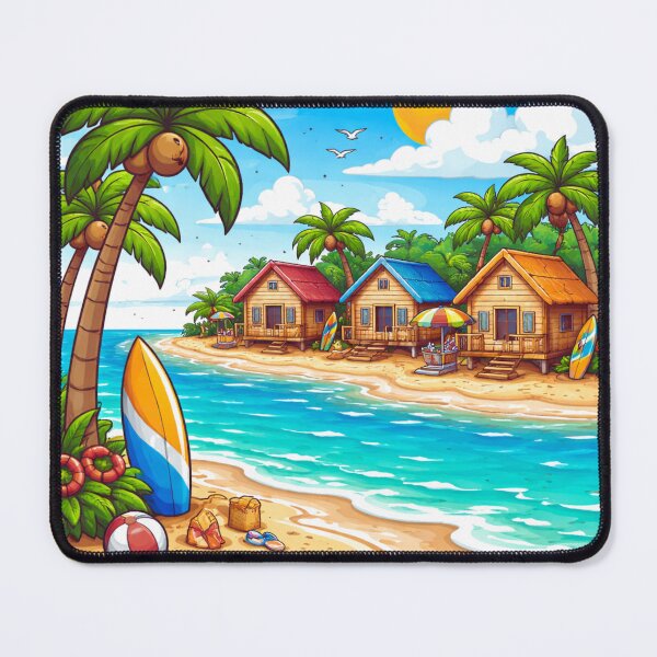 Item preview, Holiday Time On Beach designed and sold by elnexshop.