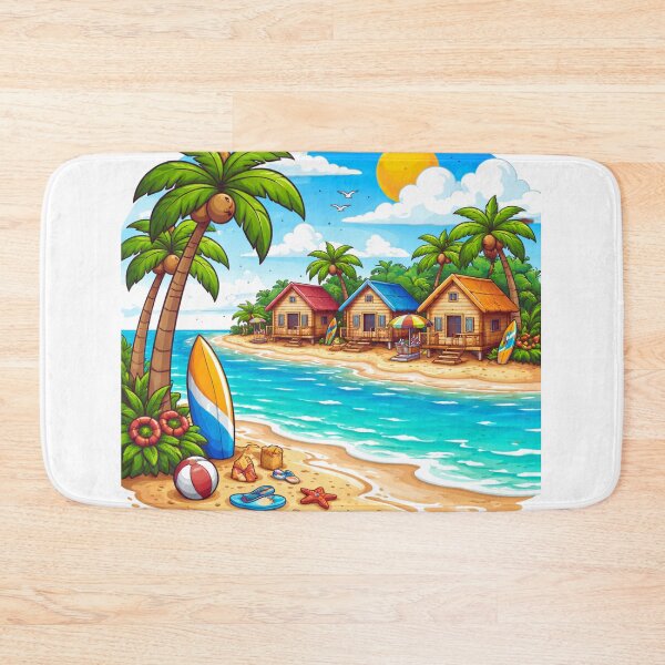Item preview, Holiday Time On Beach designed and sold by elnexshop.