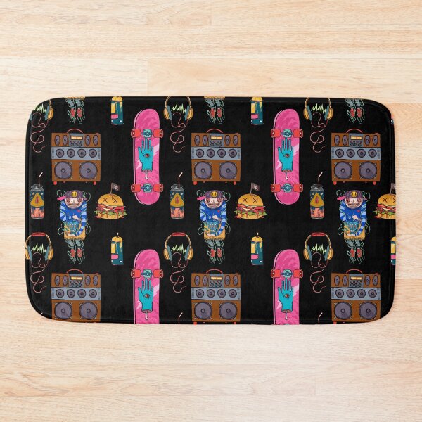 Item preview, Skateboarder boy pattern design designed and sold by Franco Moody.