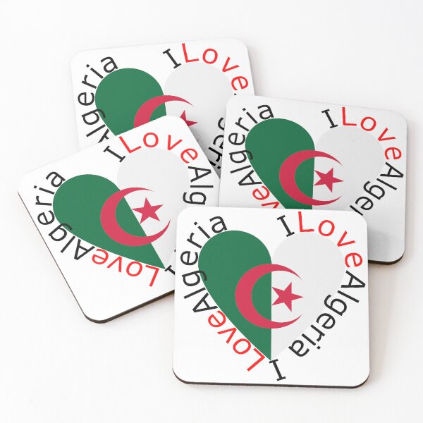 Item preview, I Love Algeria  Heart designed and sold by TheIconSmith.